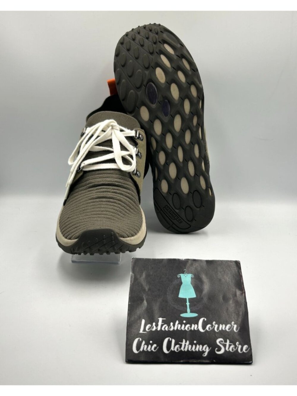Merrell Men's Olive Green Range AC+ Lace-Up Sneakers Size 12 3292 - Picture 3 of 16
